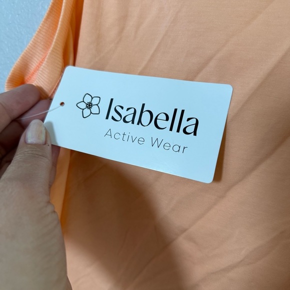Isabella Active Wear Light Peach Tank Top - Picture 5 of 6